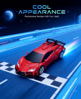 1:18 RC Transforming Robot Car with One-Click Deformation, 2.4GHz RC Car with LED Lights, 360&deg; Rotation & Demo Mode