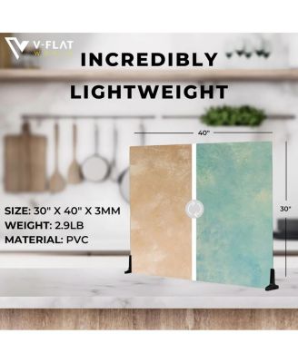 30x40" Double Sided Duo Board Backdrop, Miami Sky/Sahara Sand