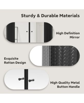 Green Wall-Mounted Bathroom Cabinet with Mirror – Ideal for Bathroom, Living Room, Kitchen & Dining Area