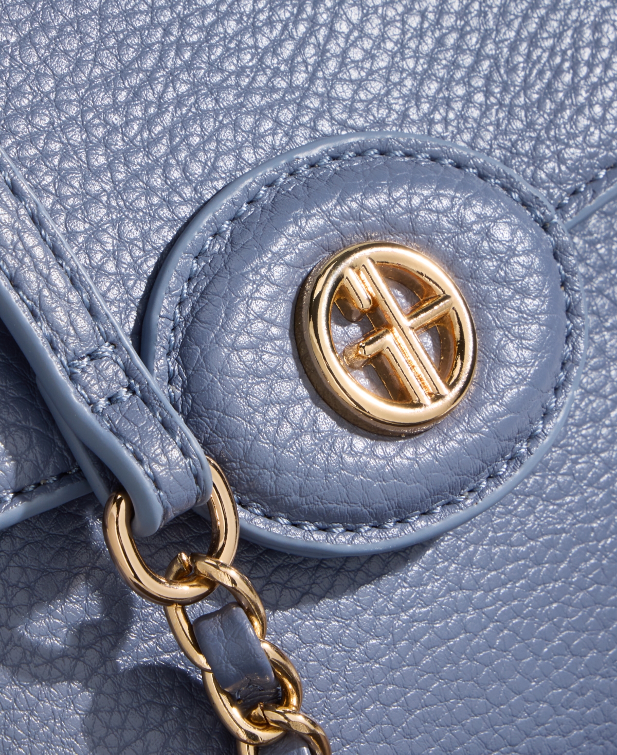 Giani Bernini Pebble East West Small Flap Crossbody, Exclusively at Macy's