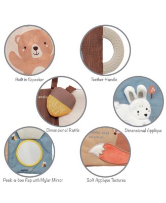 Woodland/Forest Developmental Soft Book & Bear Plush Toy Gift Set