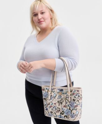 Floral Tulip Tote, Exclusively at Macy's 