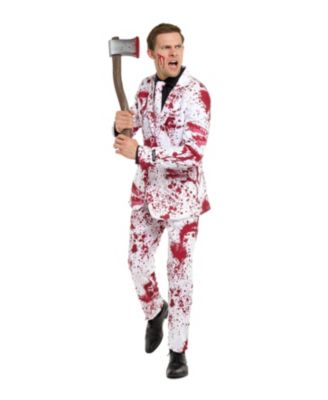 Men's Men s Halloween Costume Red Splatter Party Outfit