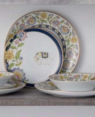 Tusker Garden 12-Piece Dinnerware Set, Service For 4