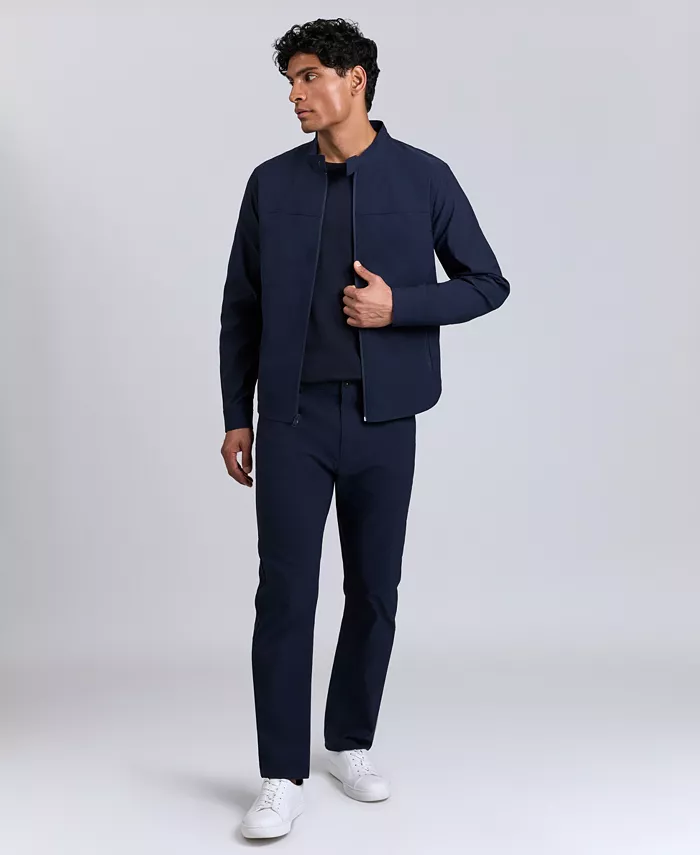 Kennth Cole Men's Flex Water-Resistant Full-Zip Utility Jacket - thumbnail 2