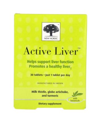 Active Liver | Daily Liver Supplement | Milk Thistle, Artichoke & Turmeric | for