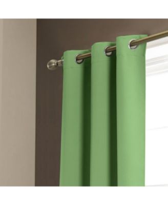 RT Designer Collection Anchorage Blackout Grommet Luxurious Modern Design Curtain Panel 54" x 95" Sage