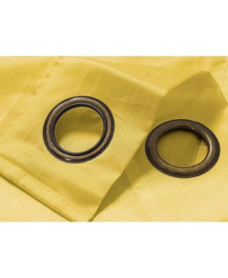 RT Designer Collection Nancy Grommet Luxurious Modern Design Curtain Panel 54" x 95" Neon Yellow