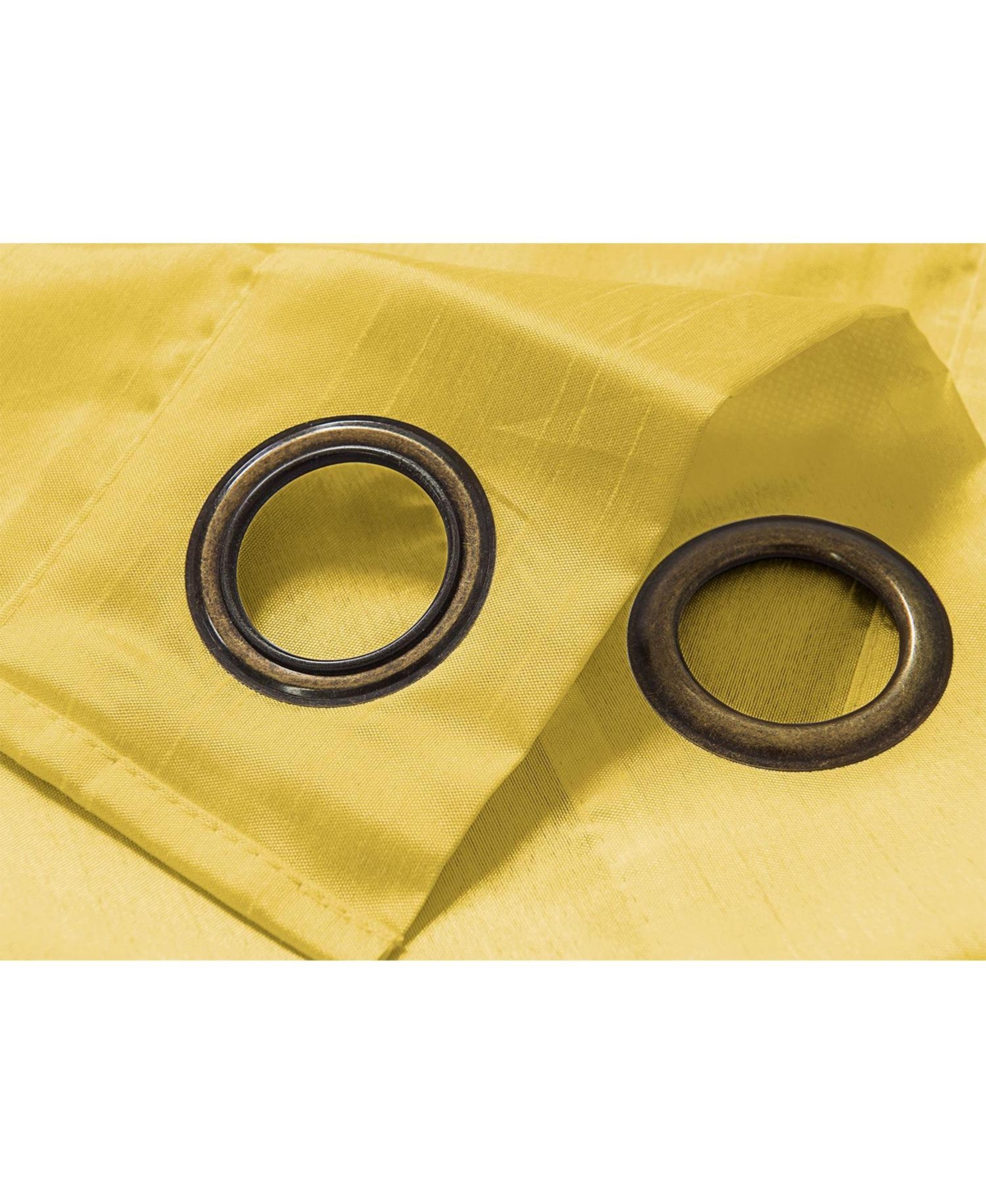 Rt Designer Collection Nancy Grommet Luxurious Modern Design Curtain Panel 54" x 95" Neon Yellow