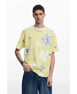 Men's Short-sleeve T-shirt with leaves