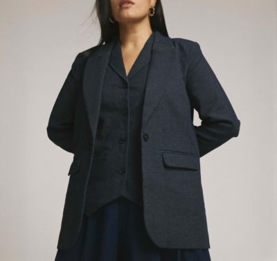 Women's Denim Look Vest