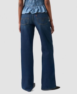 Women's Middy Loose Mid Rise Bootcut Jeans