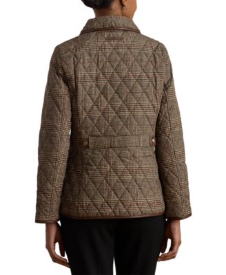 Women's Button-Front Quilted Coat