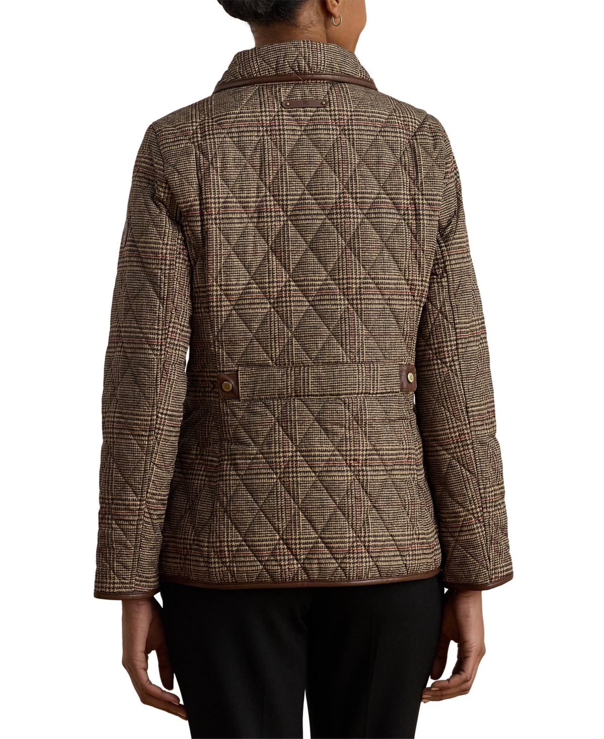 Lauren Ralph Women's Button-Front Quilted Coat