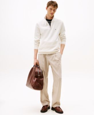 Men's Essential Intechno Knit Regular-Fit Quarter-Zip Sweatshirt