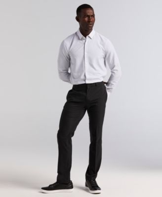 Men's Slim-Fit Diamond Geo-Print Shirt