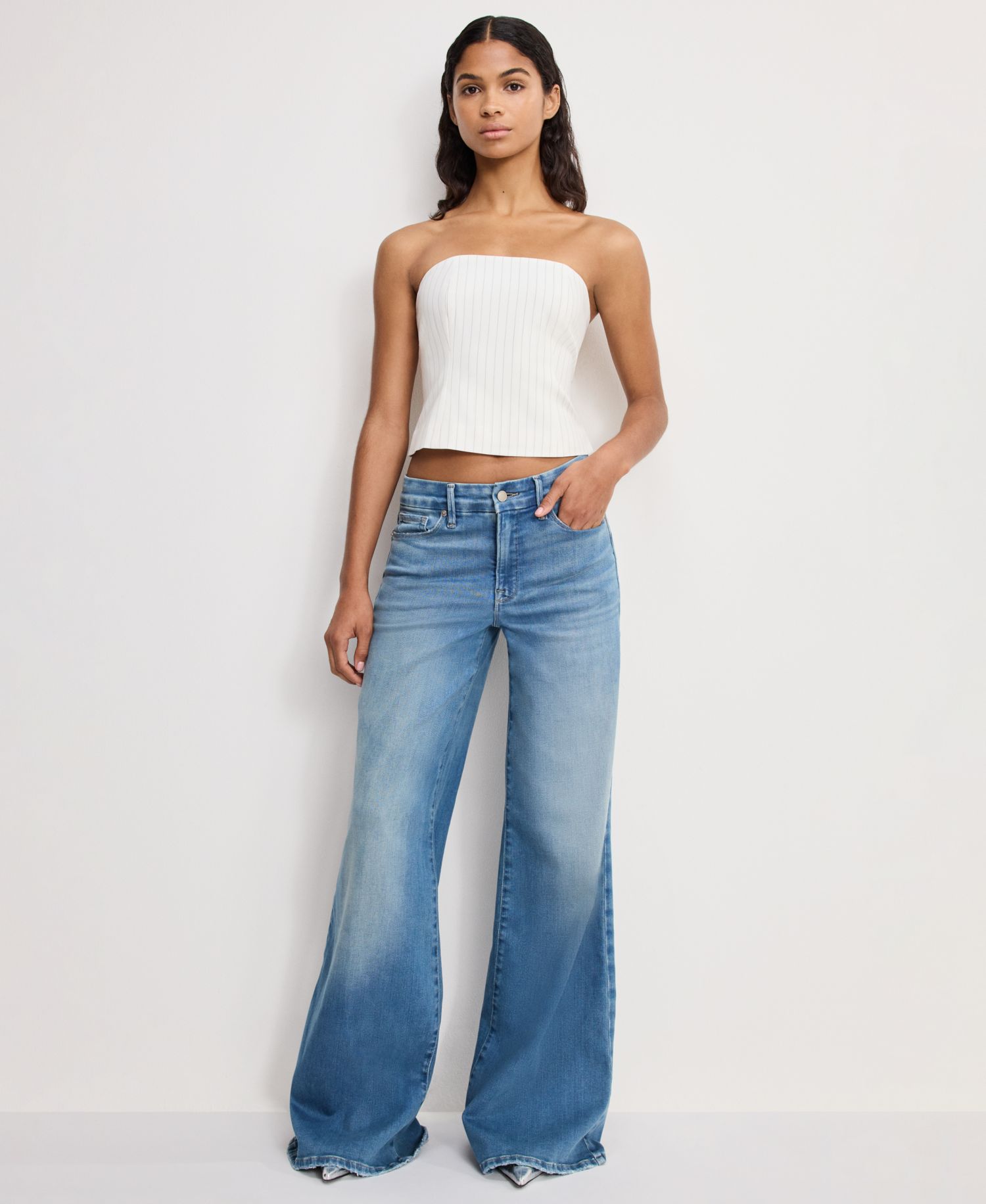 Women's Wide-Leg High-Rise Jeans