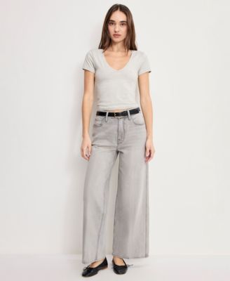 Women's V-Neck Short-Sleeve Top