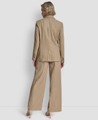 Women's Collared Button Front Blazer