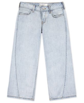Girls Low-Rise Seamed Baggy Jeans