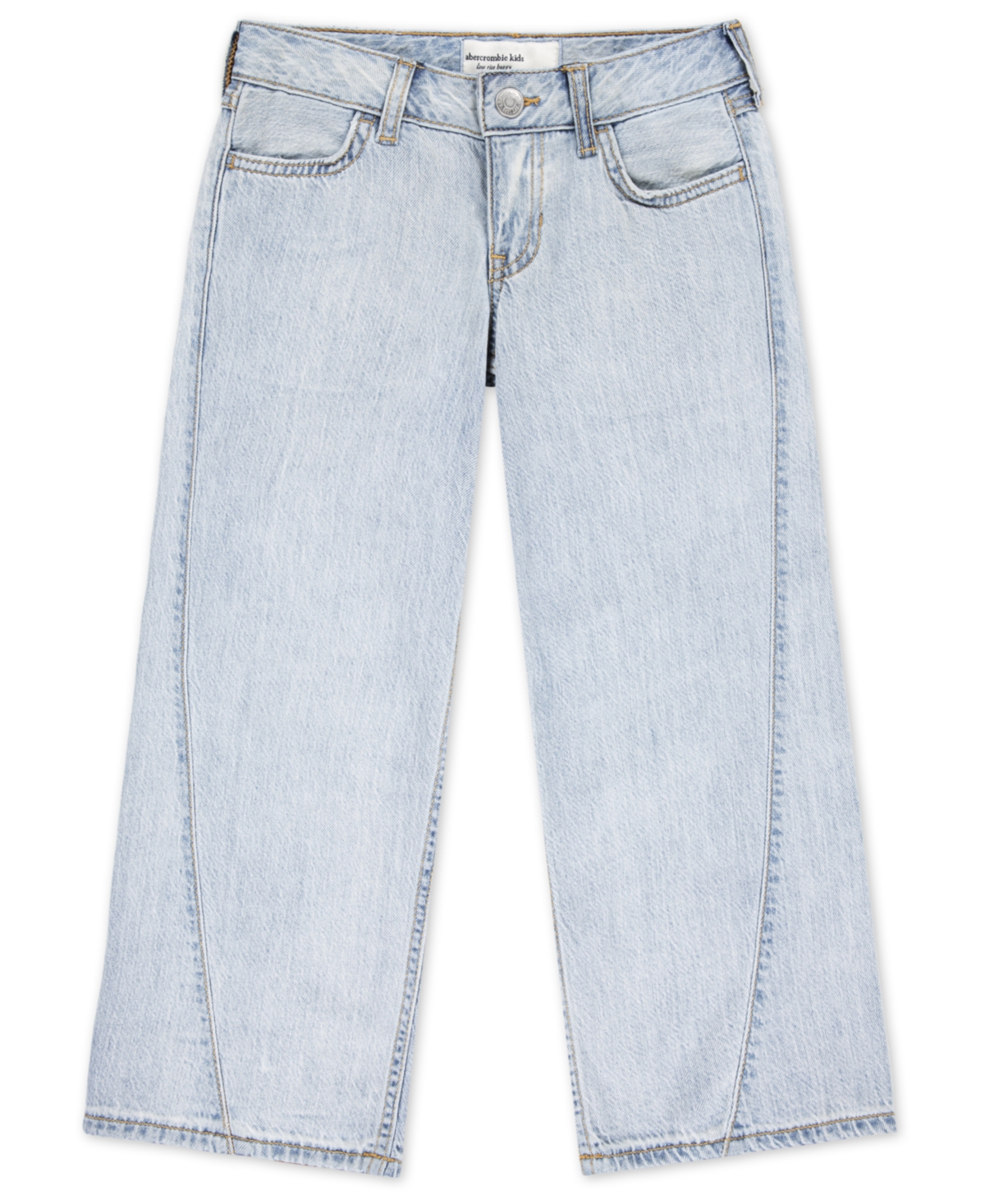 abercrombie kids Girls Low-Rise Seamed Baggy Jeans
