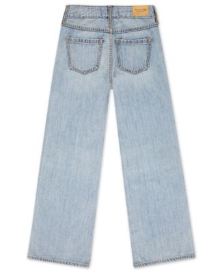 Girls' High-Rise Ultra-Wide Leg Jeans