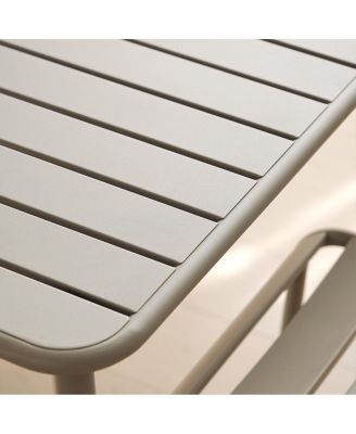 Set of 1   with 4 chairs Sella Long Outdoor Dining Table