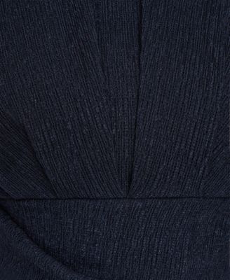 Plus Size Jewel Neck Midi Dress