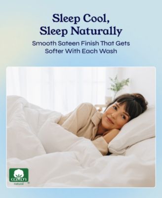 Soft Cotton Sheet Set - 400 Thread Count 100% Cotton Sateen - Queen