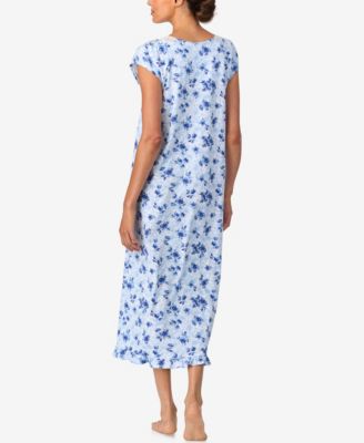 Women's Brushed Cotton Jersey Cap Sleeve Nightgown