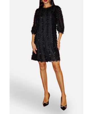 Women's Hanging Sequin Tunic Dress