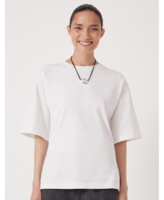 Women's Zip Detail Short Sleeve T-Shirt