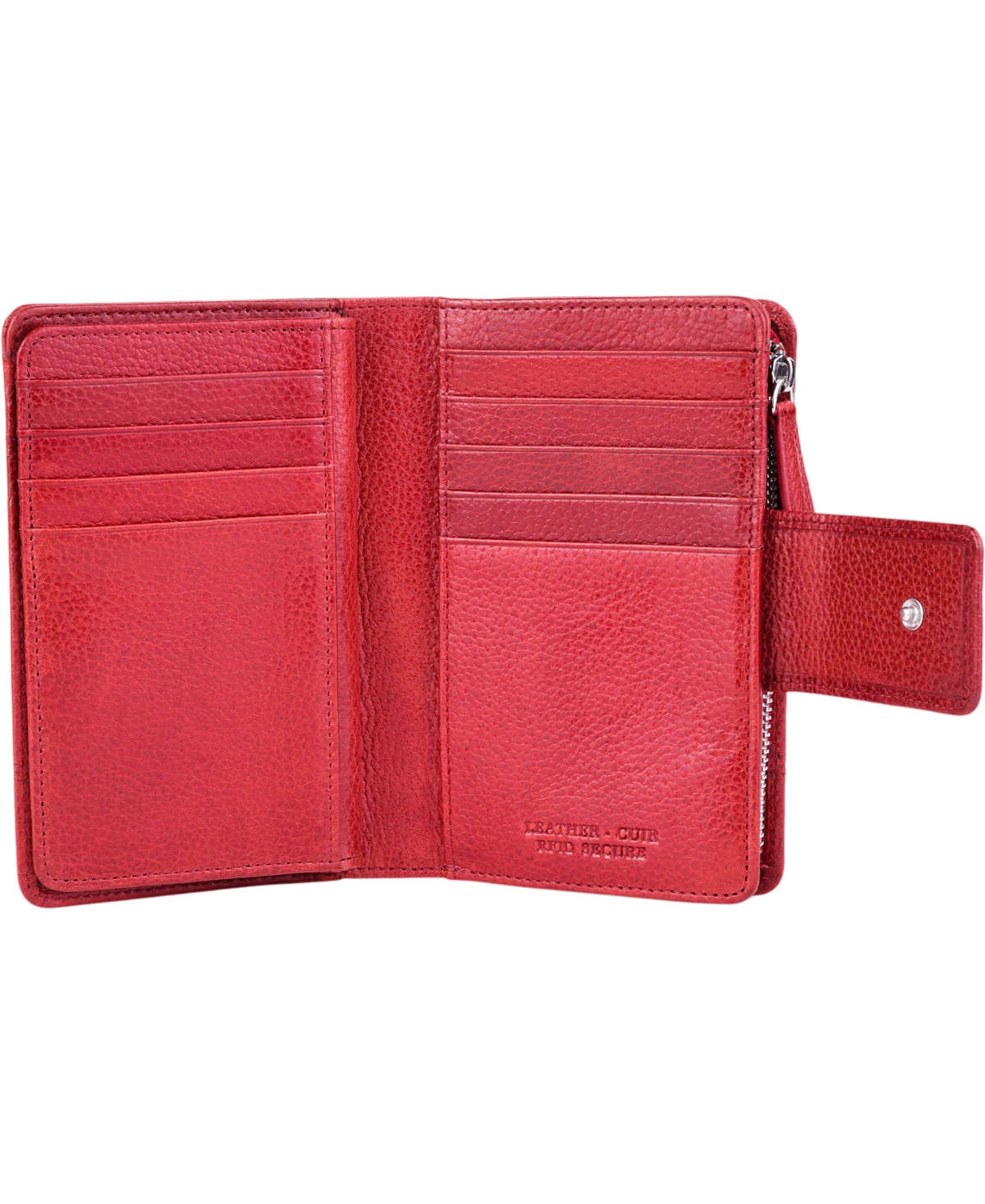 Mancini Fifth Avenue Rfid Secure Zipper Clutch