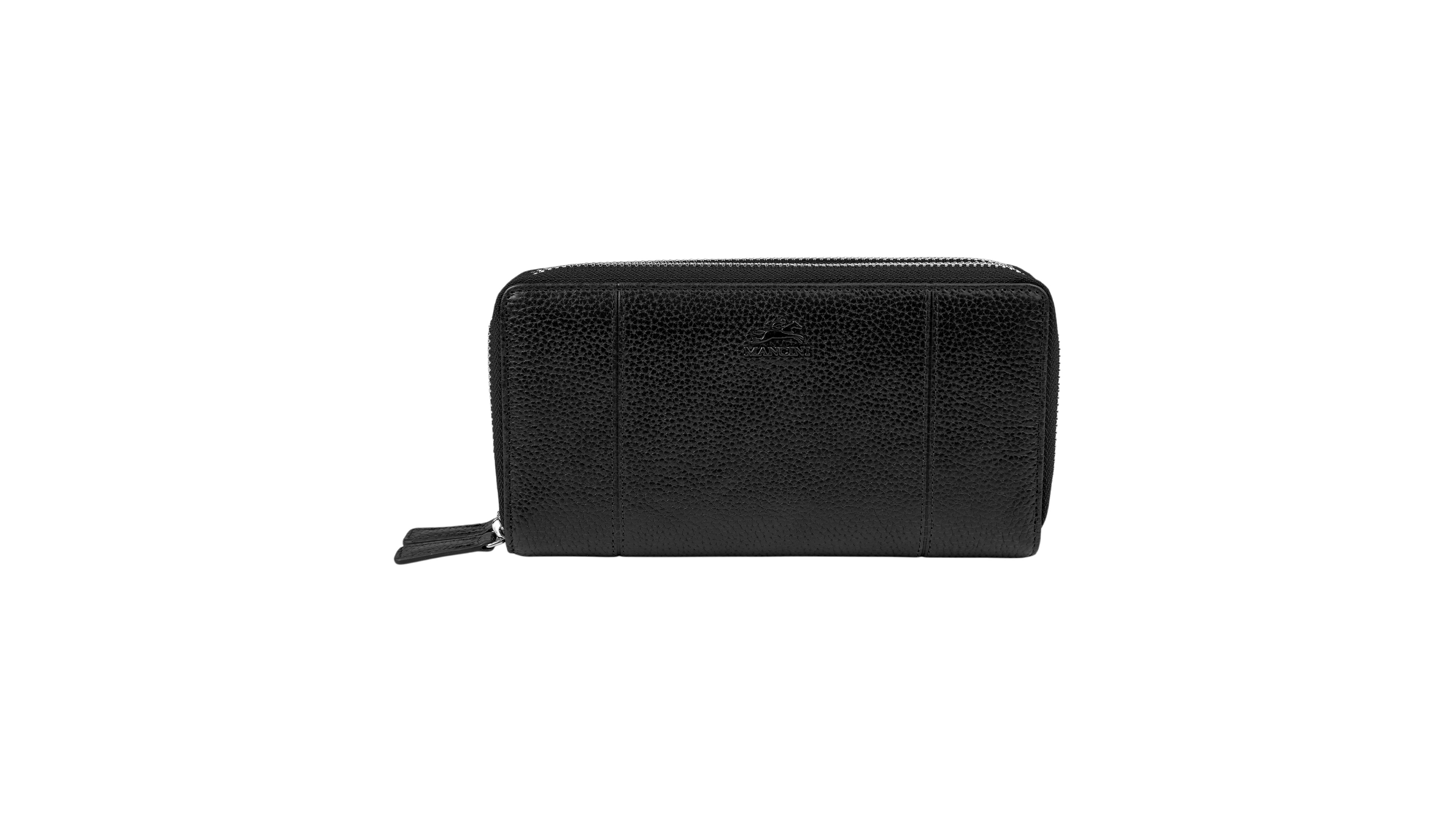 Mancini Fifth Avenue Rfid Secure Double Zipper Wallet
