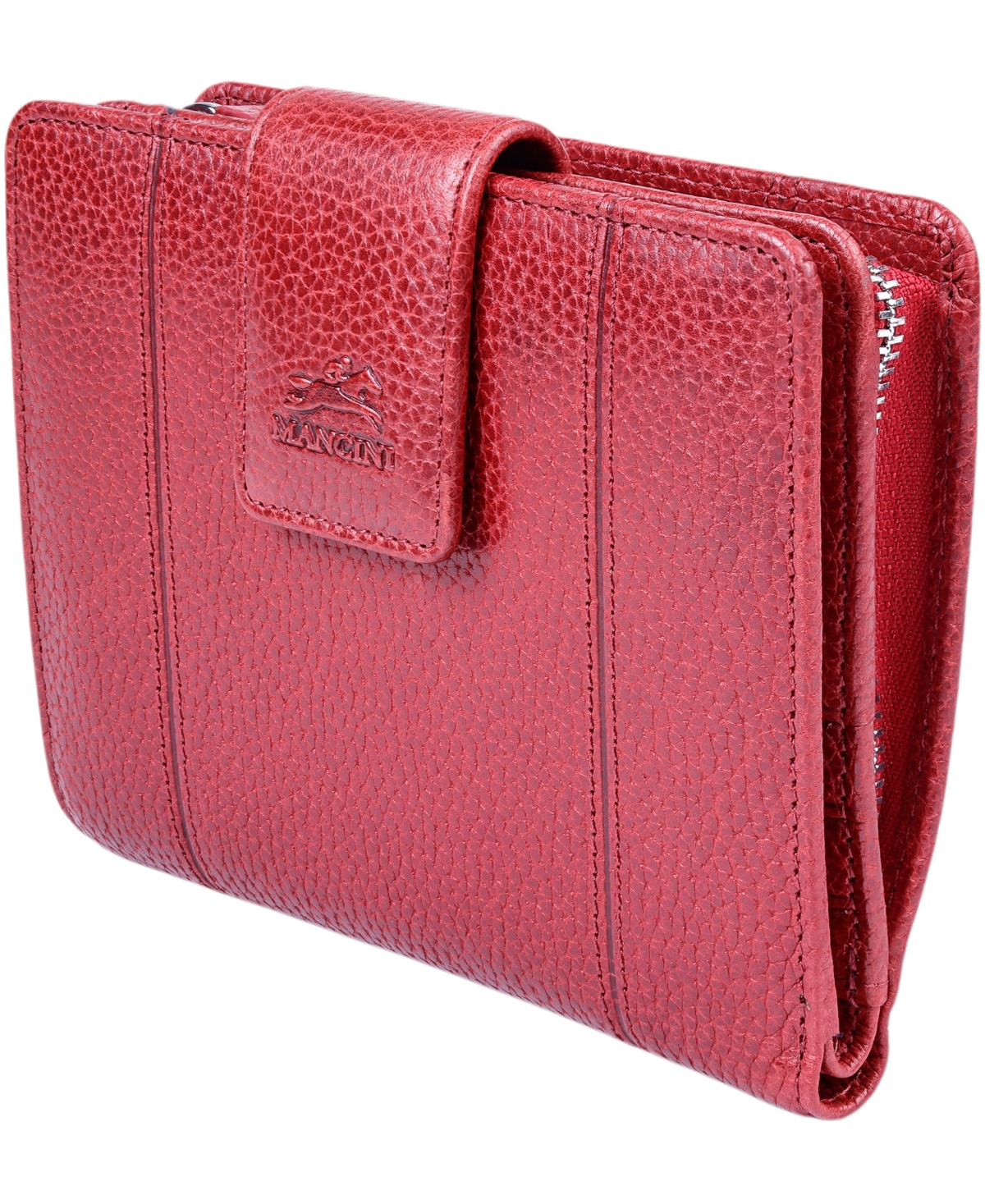 Mancini Fifth Avenue Rfid Secure Zipper Clutch