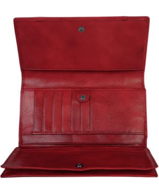 Pelle D'oro RFID Secure Quad Fold Wallet