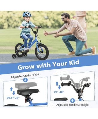 14 Inch Kids Bike with Removable Training Wheels for Aged 3-5 Years Old