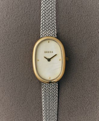 Women's Jane Tethered Silver Mesh Bracelet Watch, 23mm