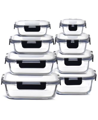 Borosilicate 16-Pc. Food Storage Containers Set