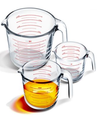 Borosilicate 3-Pc. Liquid Measuring Cup Set