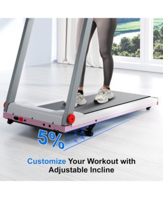 4-in-1 Treadmills for Home with Incline and Handles, Folding Treadmill Running Machine for Small Spaces 300 LB 3.0 HP 7.5 MPH Foldable Treadmill