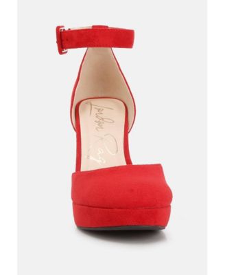 Womens Inigo Interchangeable Ankle Strap Platform Sandals