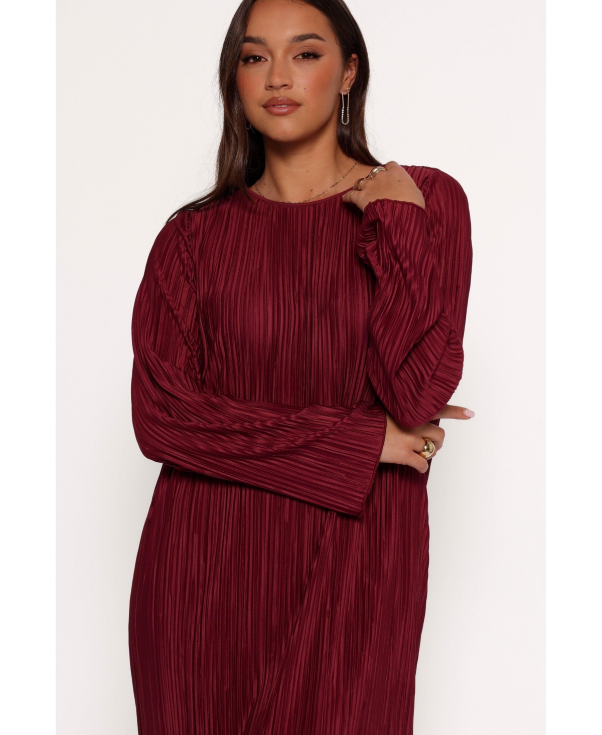 Petal and Pup Women's Tannikah Plisse Midi Dress