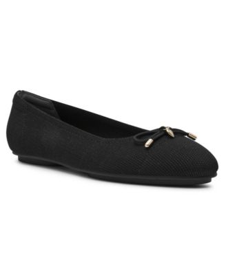 Women's Luci Knit Cap Toe Ballet Flats