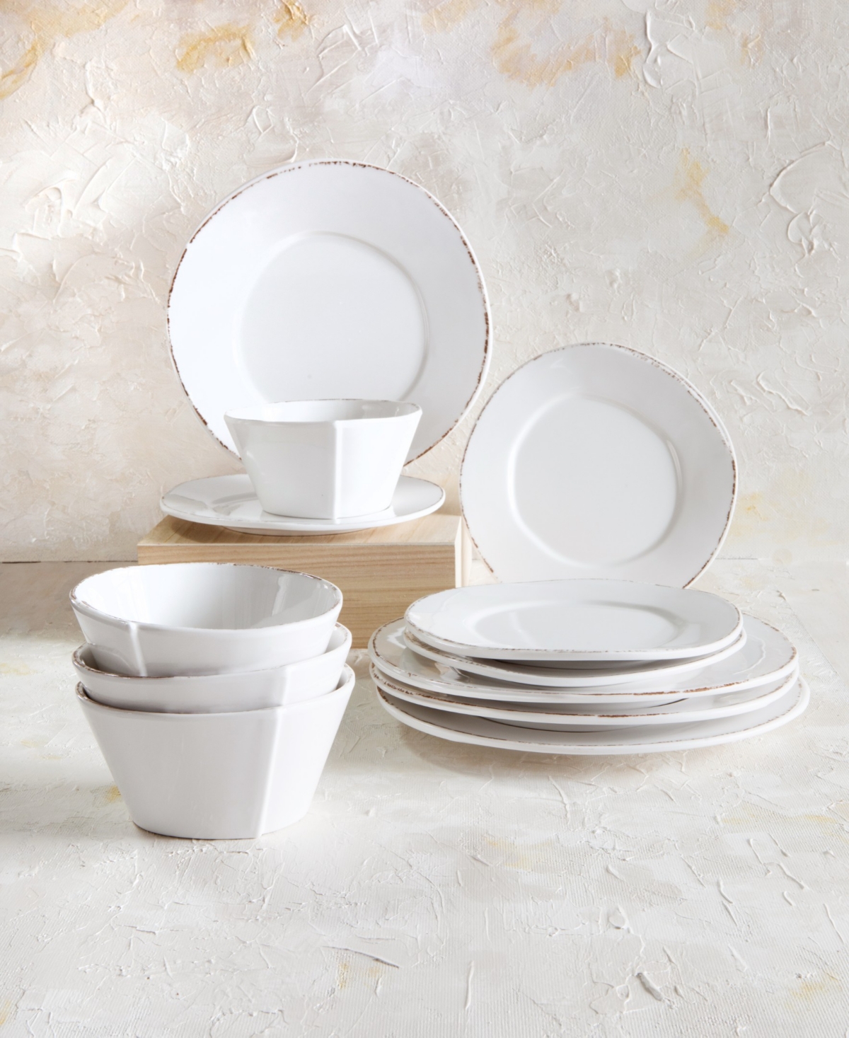 Vietri Lastra 16 Pc. Dinnerware Set, Service for 4