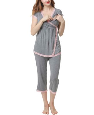 Maternity kimi + kai Nursing 2-Piece Pajama Set
