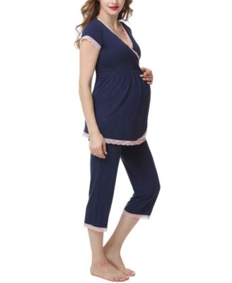 Maternity kimi + kai Nursing 2-Piece Pajama Set