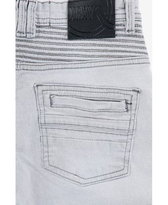 Big Boy's Stretch Moto Jeans