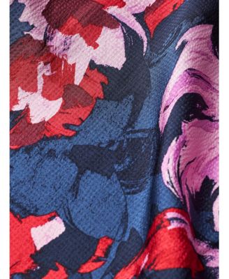 Women's MaBimelda Keyhole Detail Floral Top