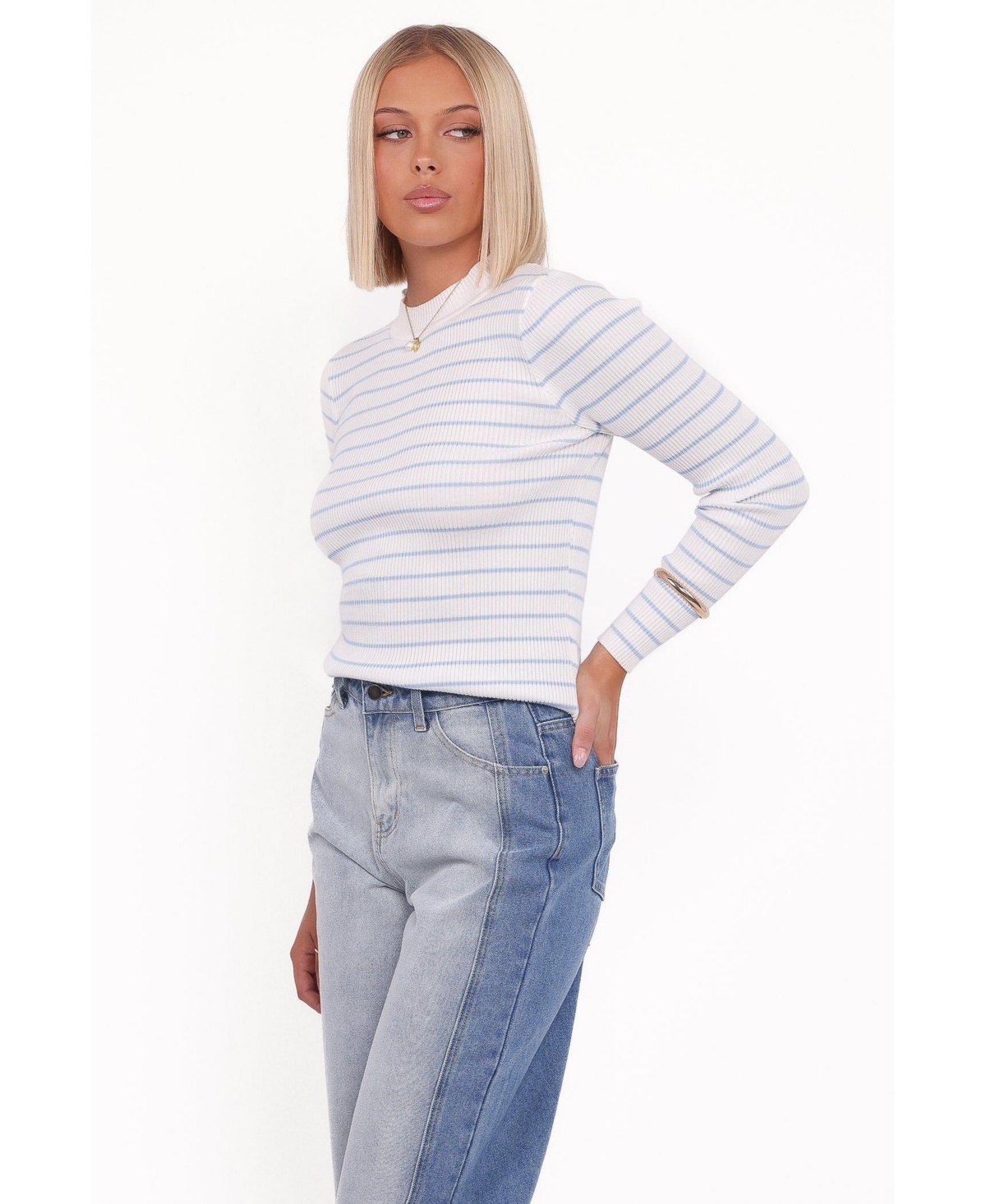 Petal and Pup Women's Stacie Ribbed Knit Top